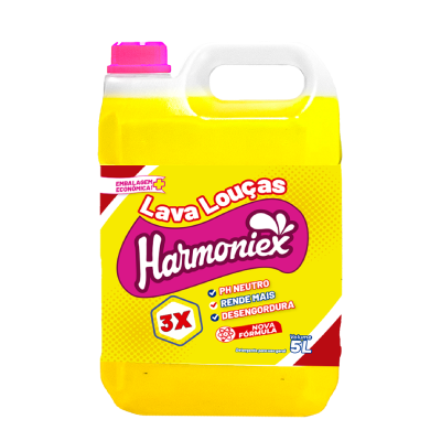 embalagem de lava louças de 5l harmoniex